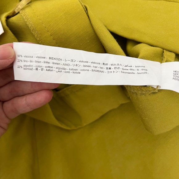 Zara Linen Viscose Mini Skirt Womens Small - Picture 5 of 9